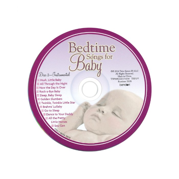 Alternate Image #1 of Bedtime Songs for Baby CD Set - Set of 2