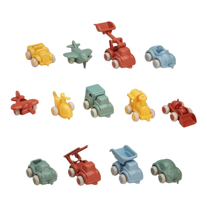Alternate Image #1 of Reline Chubbies Vehicle Bucket Set - 30 Pieces