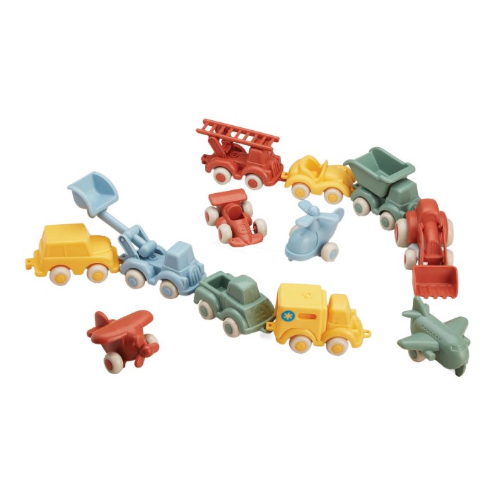 Alternate Image #1 of Reline Chubbies Vehicle Bucket Set - 30 Pieces