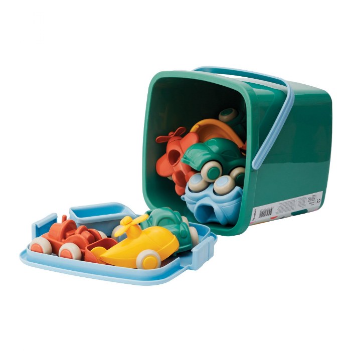 Primary Image of Chubbie Vehicles Bucket - 15 Pieces