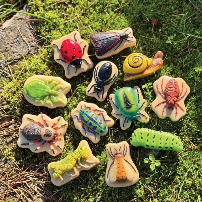 Alternate Image #1 of Sensory Play Stones: Bugs - 12 Pieces
