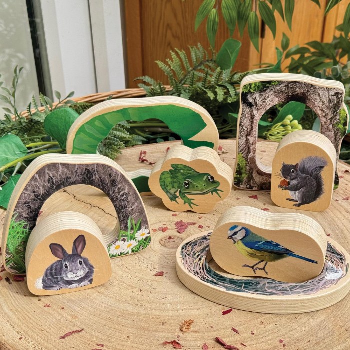 Alternate Image #1 of Who's Hiding? Woodland Animal Puzzles - Set of 4