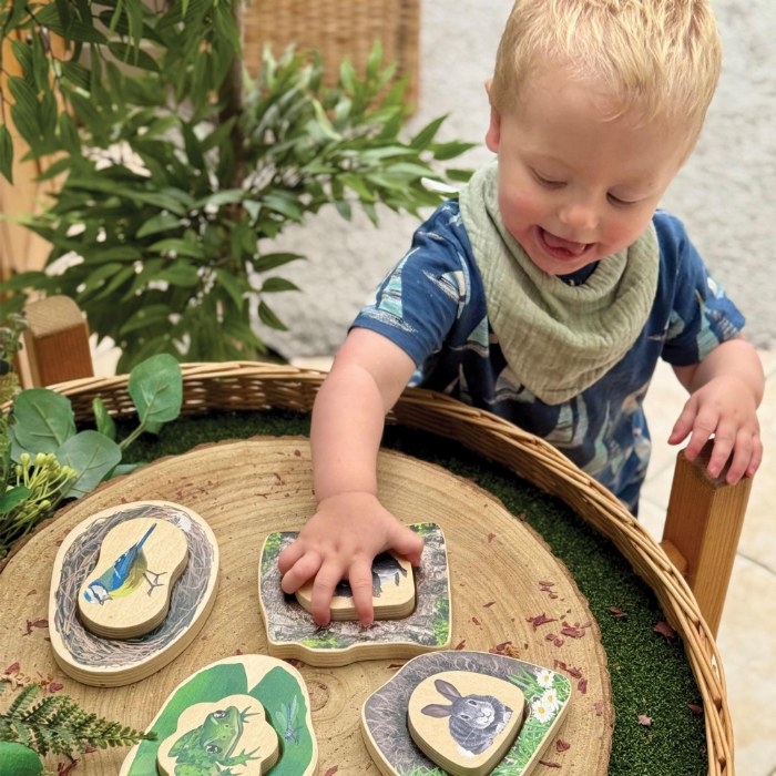 Alternate Image #1 of Who's Hiding? Woodland Animal Puzzles - Set of 4