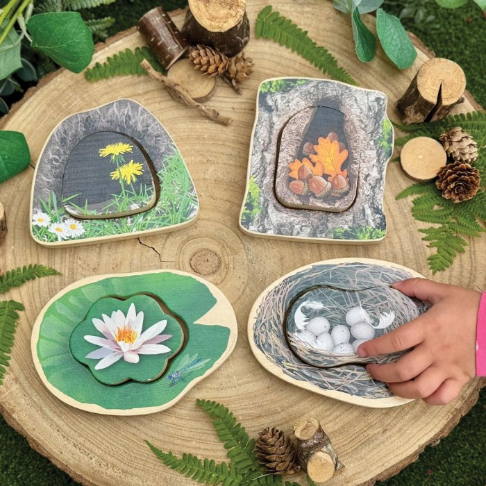 Alternate Image #1 of Who's Hiding? Woodland Animal Puzzles - Set of 4