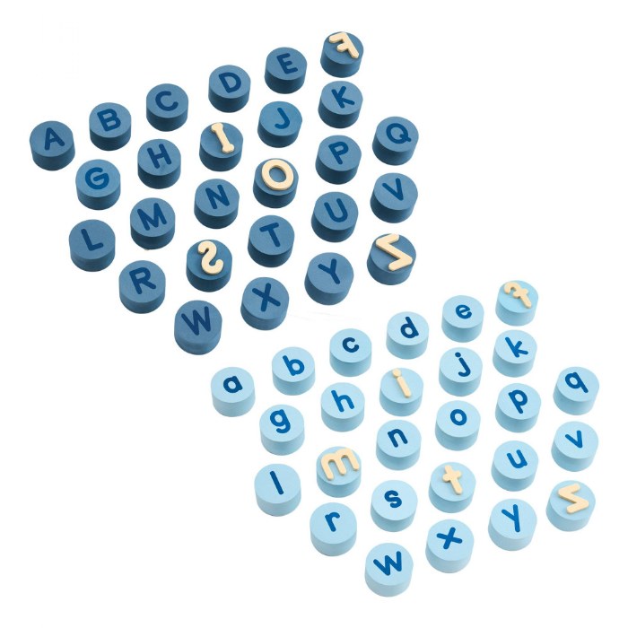 Alternate Image #1 of Giant Alphabet Stampers - Uppercase & Lowercase Letters