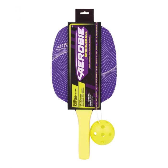 Alternate Image #1 of Regulation Size Pickleball Paddles with Ball - 2 Players