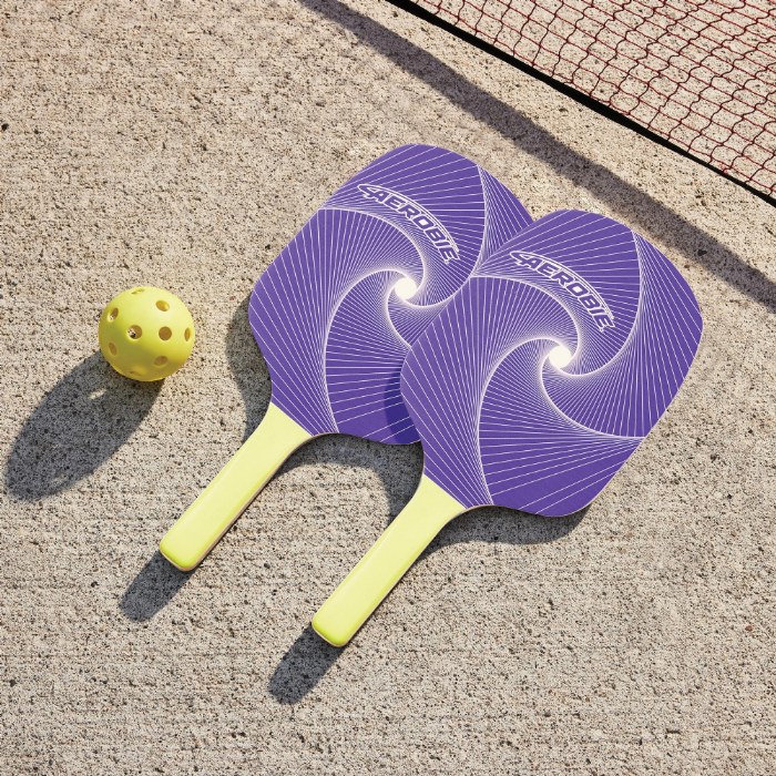 Alternate Image #1 of Regulation Size Pickleball Paddles with Balls - 4 Players