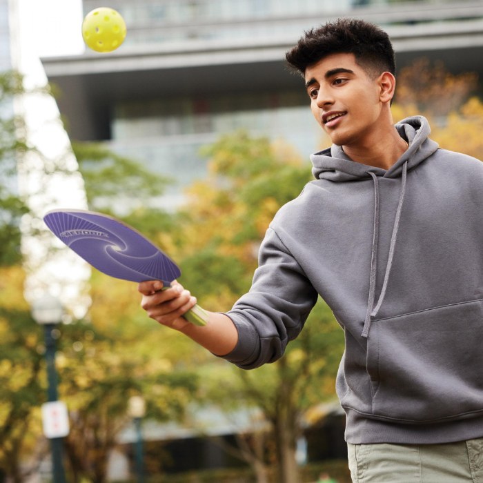 Alternate Image #1 of Regulation Size Pickleball Paddles with Balls - 4 Players