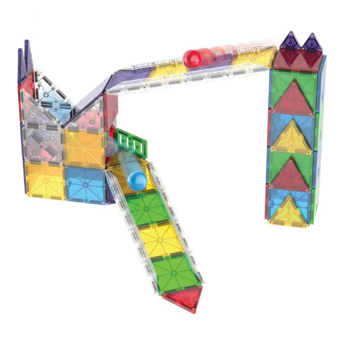 Alternate Image #1 of MAGNA-TILES&reg; Rail Racers Deluxe - 90 Piece Set