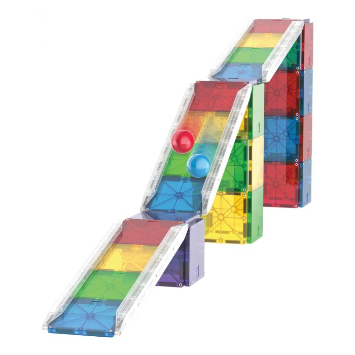 Alternate Image #1 of MAGNA-TILES&reg; Rail Racers Deluxe - 90 Piece Set