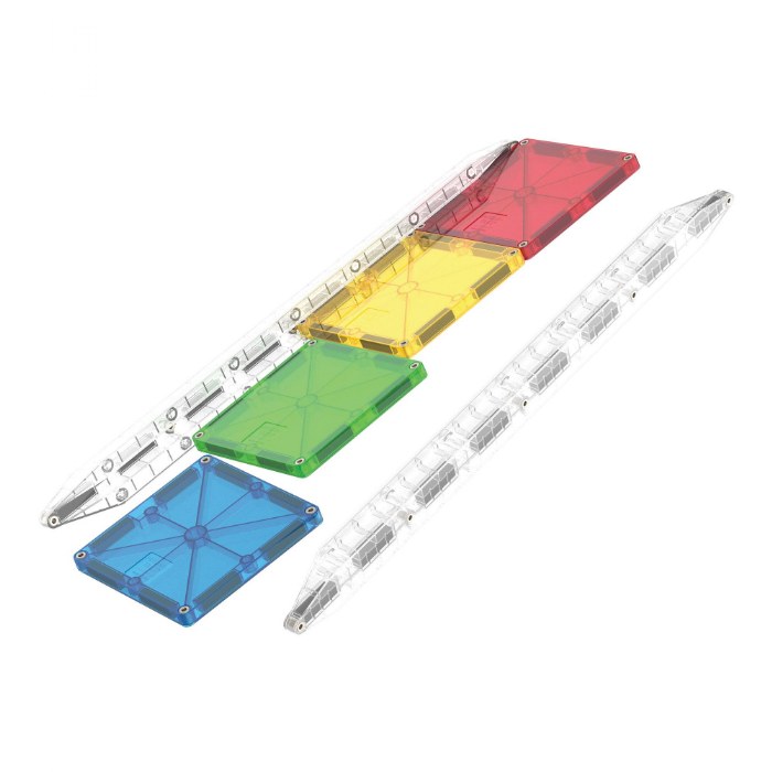 Alternate Image #1 of MAGNA-TILES&reg; Rail Racers Rail Pack - 8 Piece Set