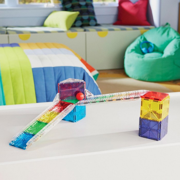 Alternate Image #1 of MAGNA-TILES&reg; Rail Racers Rail Pack - 8 Piece Set