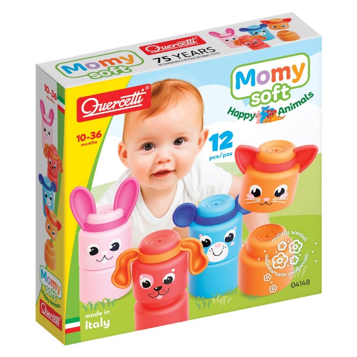 Alternate Image #1 of Happy Animals Soft Blocks - Set of 12