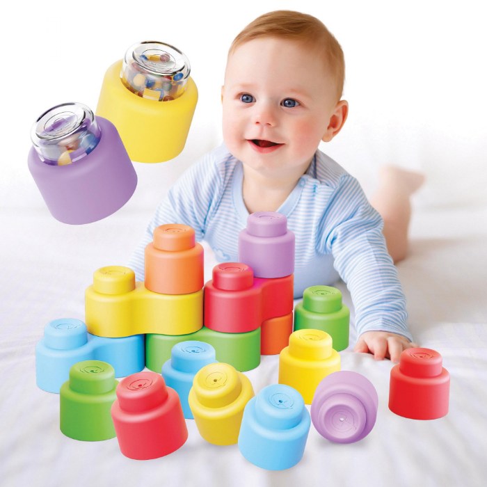 Alternate Image #1 of Happy Sound Soft Blocks - Set of 18