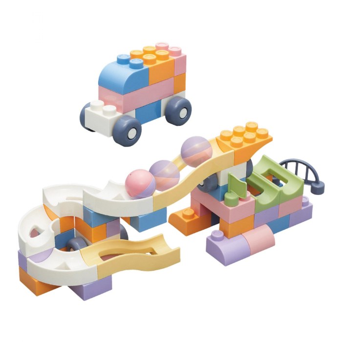 Primary Image of GraviBlocks Toddler Ball Run - 55 Pieces