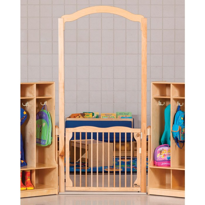 Alternate Image #1 of Create-A-Space&trade; Welcome Gate with Arch - 39.5"W x 84"H x 5"D