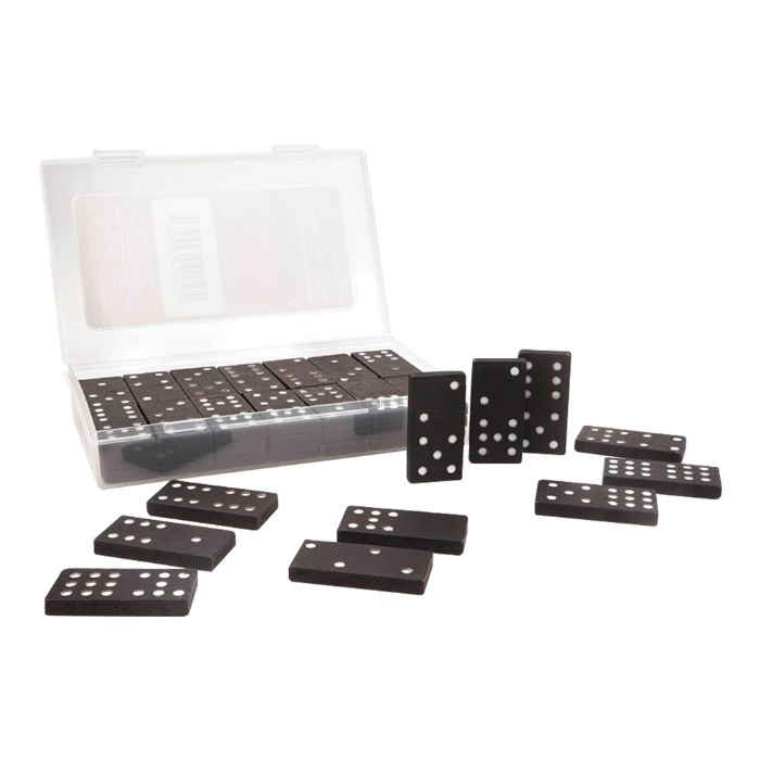 Primary Image of Wooden Dominos Sets - 55 pieces