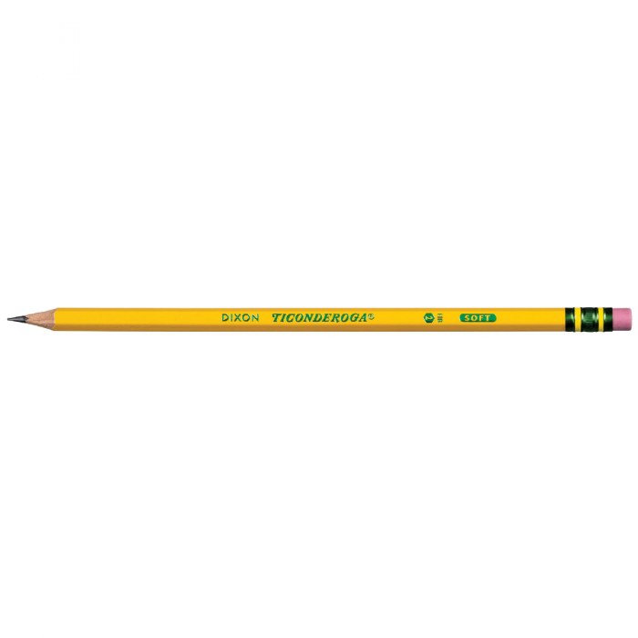Alternate Image #1 of Ticonderoga&reg; Pre-Sharpened #2 Soft Yellow Pencils - Set of 30