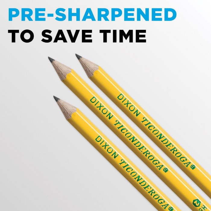 Alternate Image #1 of Ticonderoga&reg; Pre-Sharpened #2 Soft Yellow Pencils - Set of 30