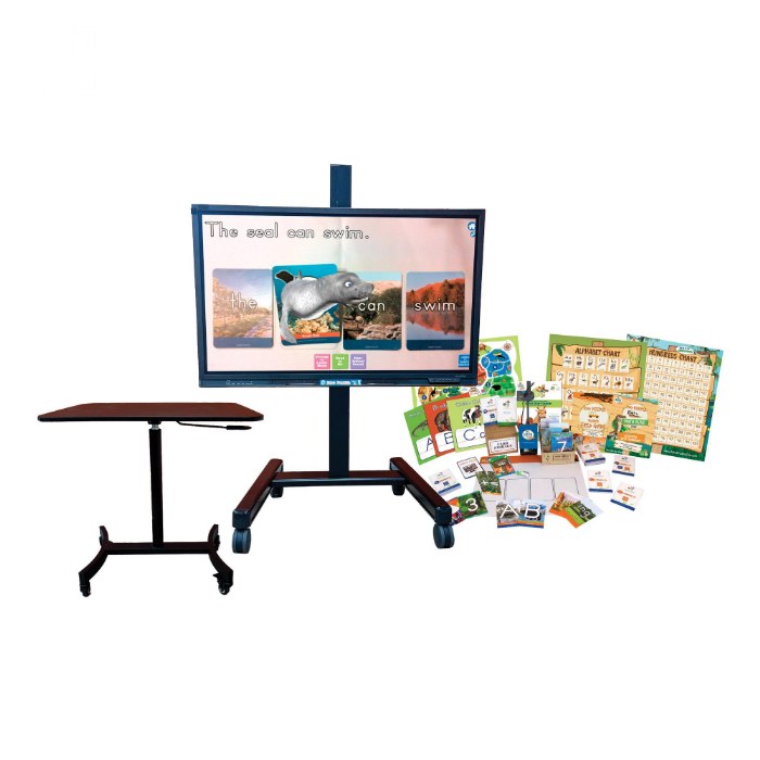 Primary Image of Interactive Zoo Panel with Motorized Stand, Letters Alive, Math Alive, and Kit Table