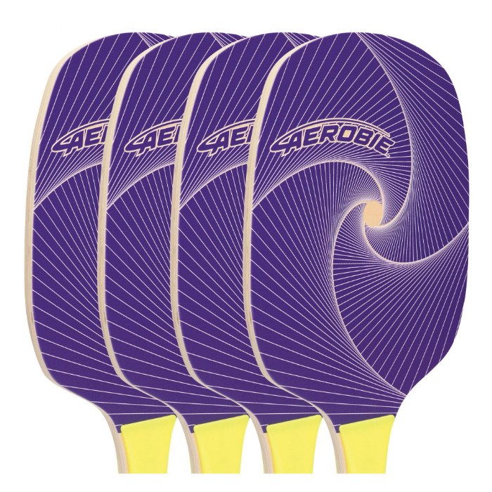 Alternate Image #1 of Regulation Size Pickleball Paddles with Balls - 4 Players