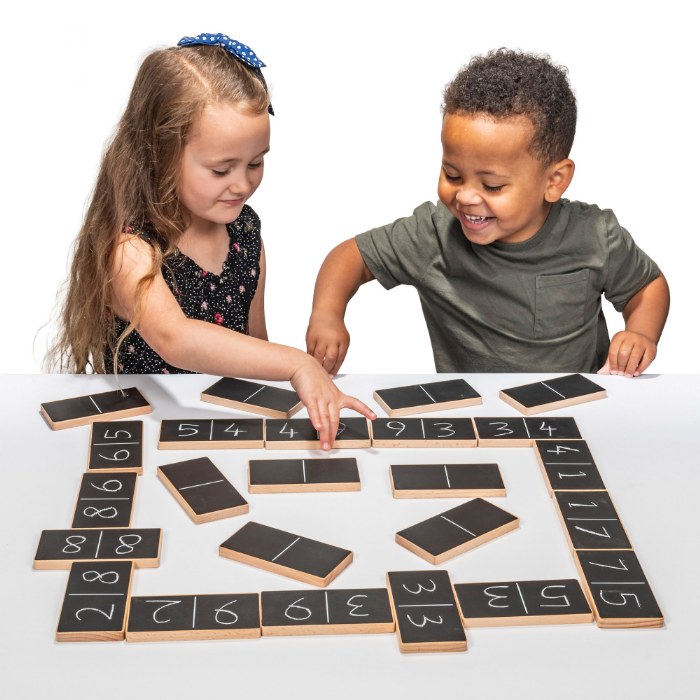 Alternate Image #1 of Chalk Dominoes - 24 Pieces