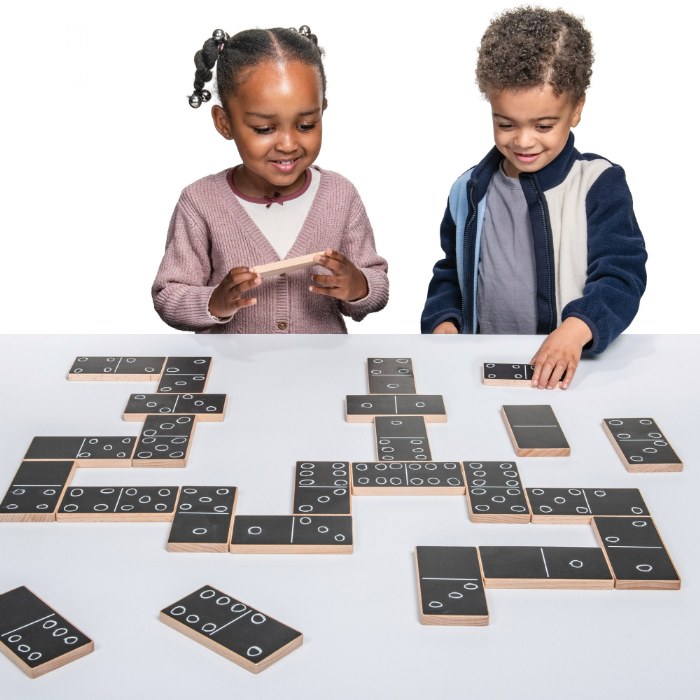 Alternate Image #1 of Chalk Dominoes - 24 Pieces