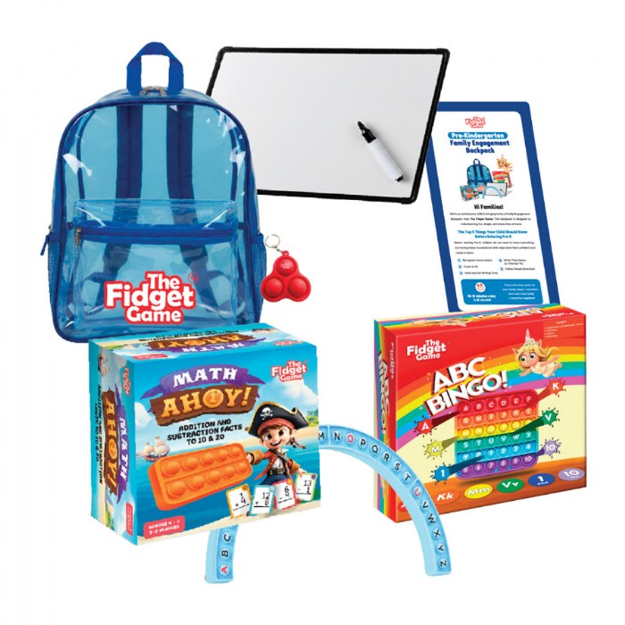 Alternate Image #1 of Pre-K Readiness Activity Backpack