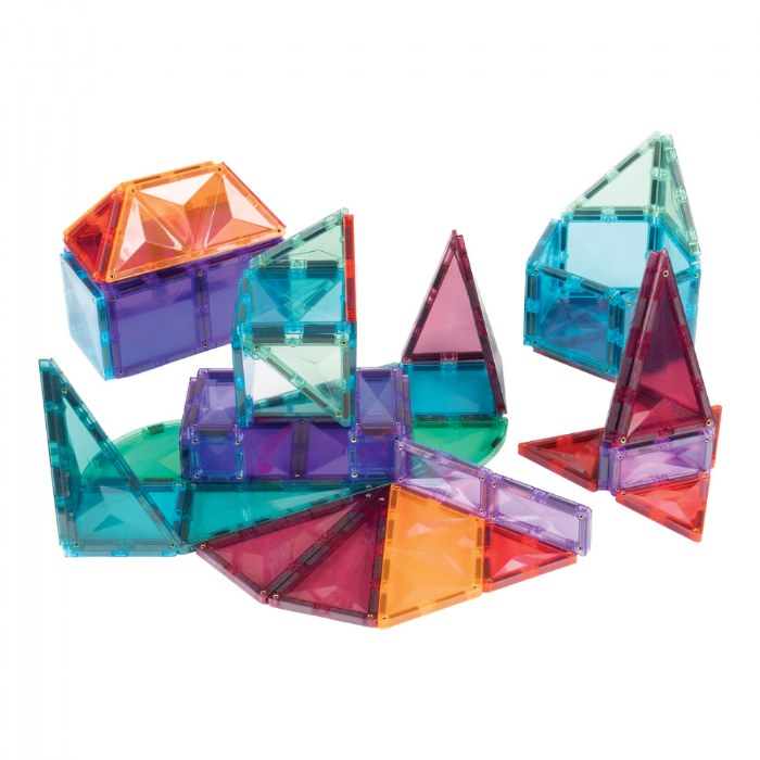 Alternate Image #1 of Magnetic Tiles Geometry Class Pack - 186 Pieces