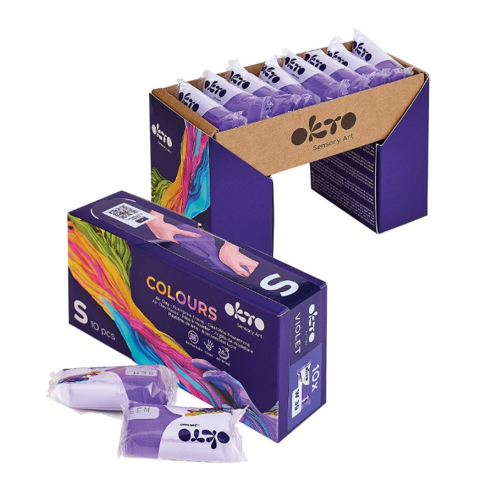 Alternate Image #1 of Colored Air-Dry Clay Class Pack - 240 Individual Packs