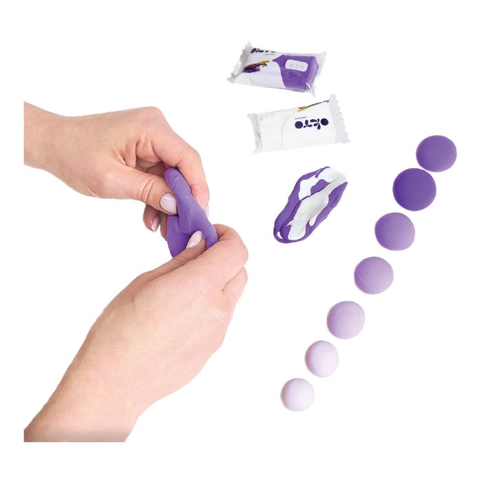 Alternate Image #1 of Colored Air-Dry Clay Class Pack - 240 Individual Packs