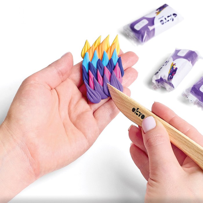 Alternate Image #1 of Colored Air-Dry Clay Class Pack - 240 Individual Packs