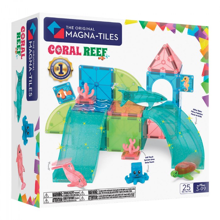 Alternate Image #1 of MAGNA-TILES&reg; Coral Reef - 25 Piece Set