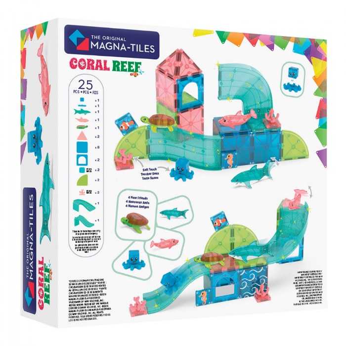 Alternate Image #1 of MAGNA-TILES&reg; Coral Reef - 25 Piece Set
