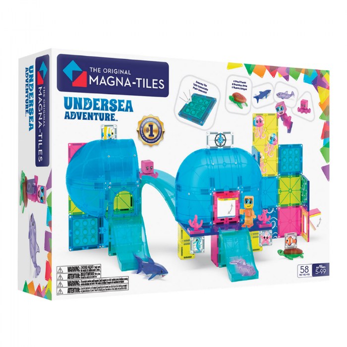 Alternate Image #1 of MAGNA-TILES&reg; Undersea Adventure - 58 Piece Set