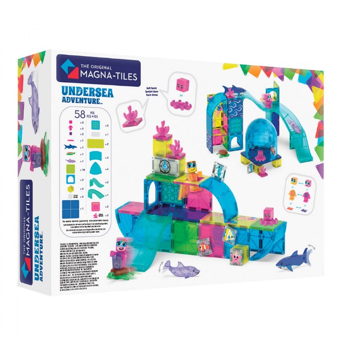 Alternate Image #1 of MAGNA-TILES&reg; Undersea Adventure - 58 Piece Set