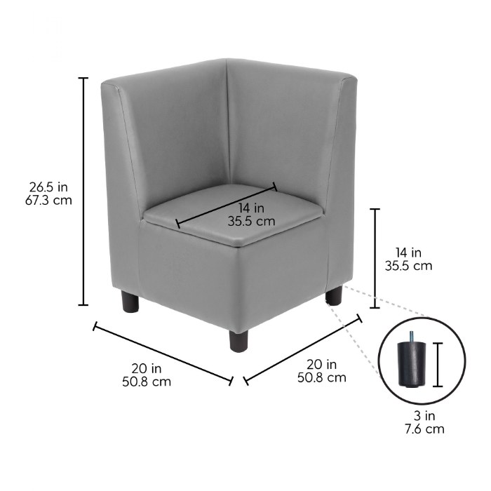 Alternate Image #1 of Kid Comfort Modular Seating Collection