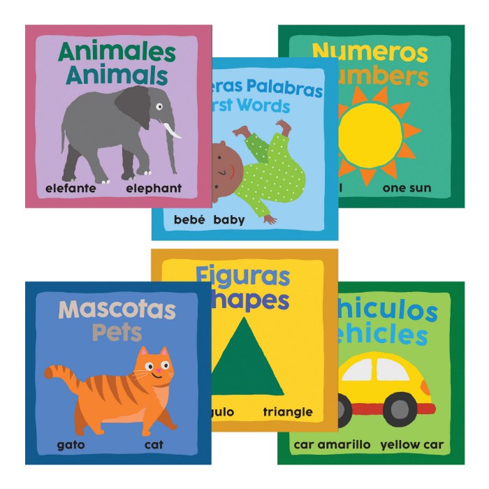 Primary Image of Bilingual Cloth Books - Set of 6