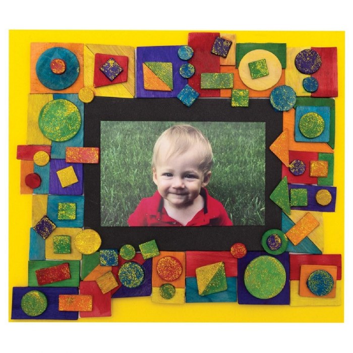 Alternate Image #1 of Multicolor Wooden Geometric Shapes