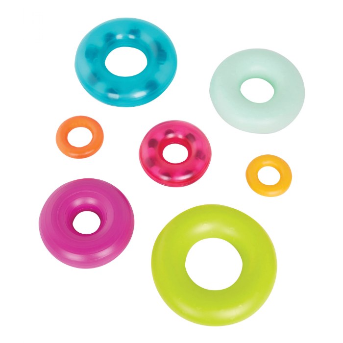 Alternate Image #1 of Chunky Stacking Rainbow Rings and Rattles