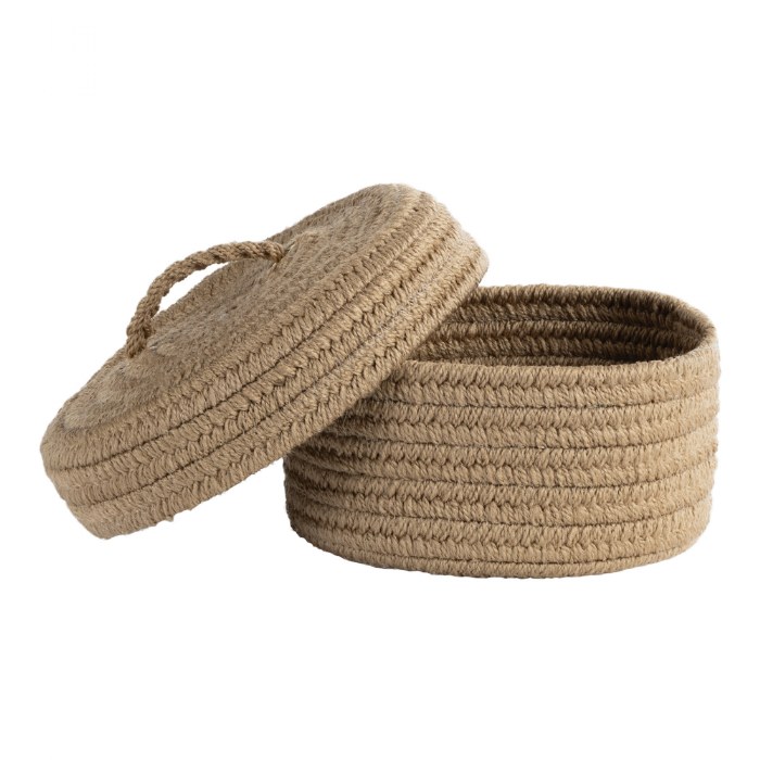 Alternate Image #1 of Peek-a-Boo Basket - Camel