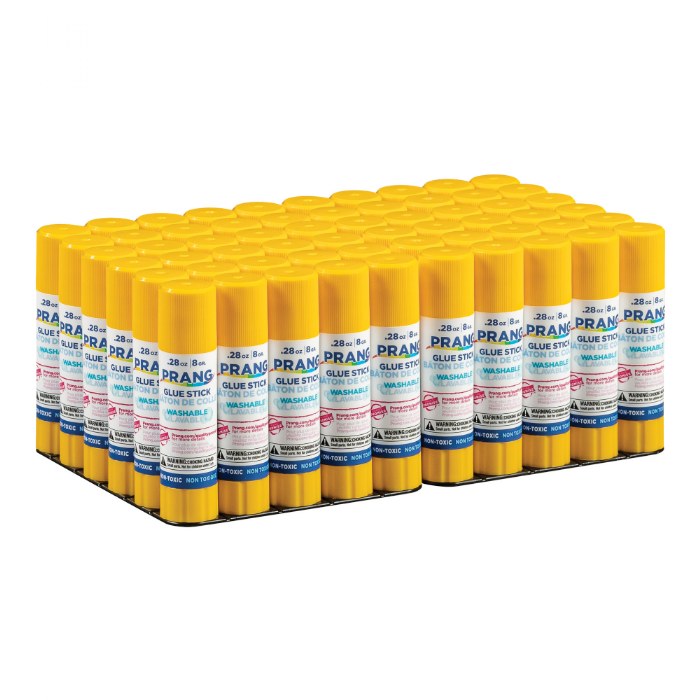 Primary Image of Prang Clear Washable Glue Sticks .28oz - Set of 60