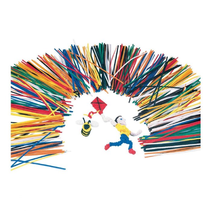 Alternate Image #1 of 12" Chenille Stems - 400 Pieces