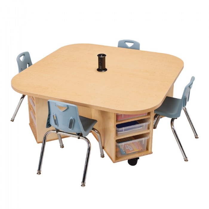 Alternate Image #1 of Innovate Mobile STEAM Storage Table for 4 Students