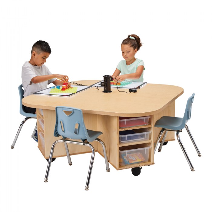 Alternate Image #1 of Innovate Mobile STEAM Storage Table for 4 Students
