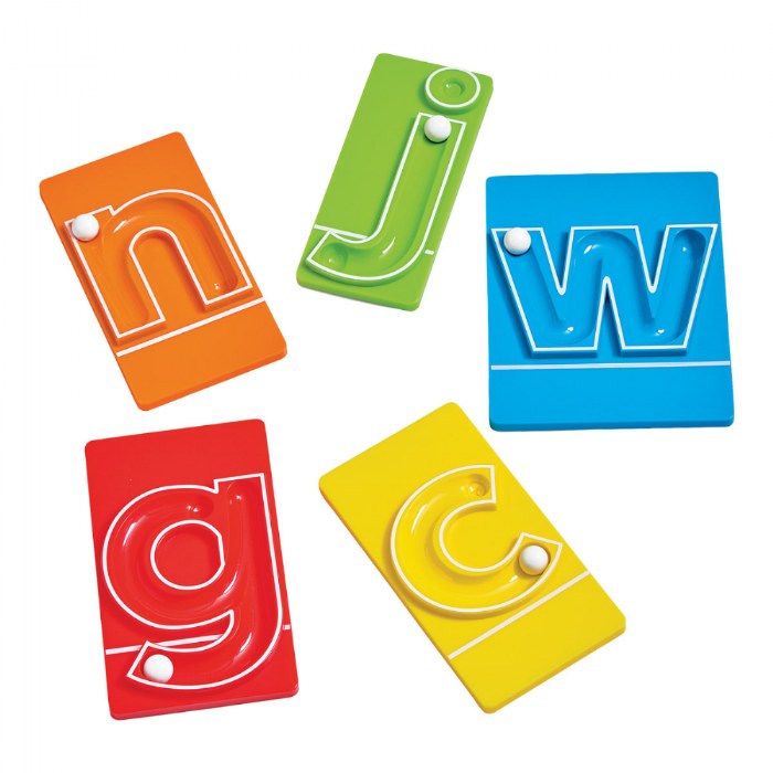 Alternate Image #1 of MarbleTracers&trade; - Lowercase Letters