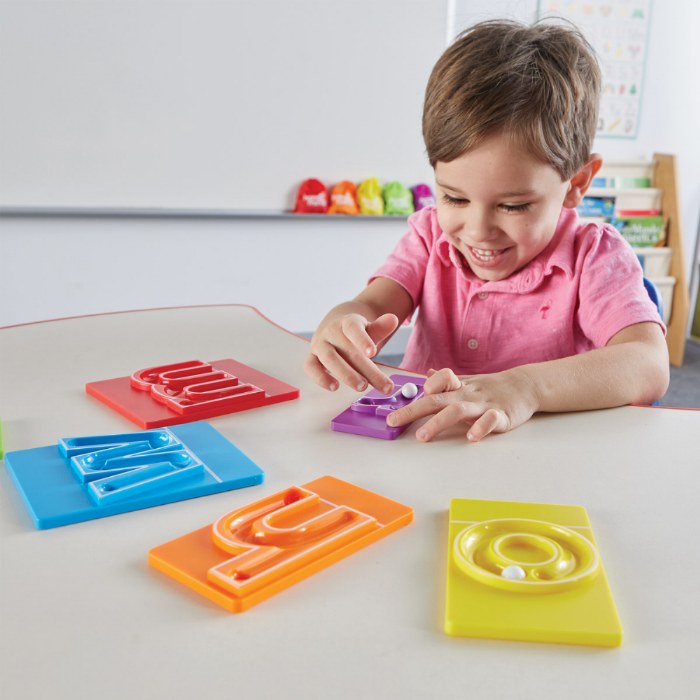 Alternate Image #1 of MarbleTracers&trade; - Lowercase Letters