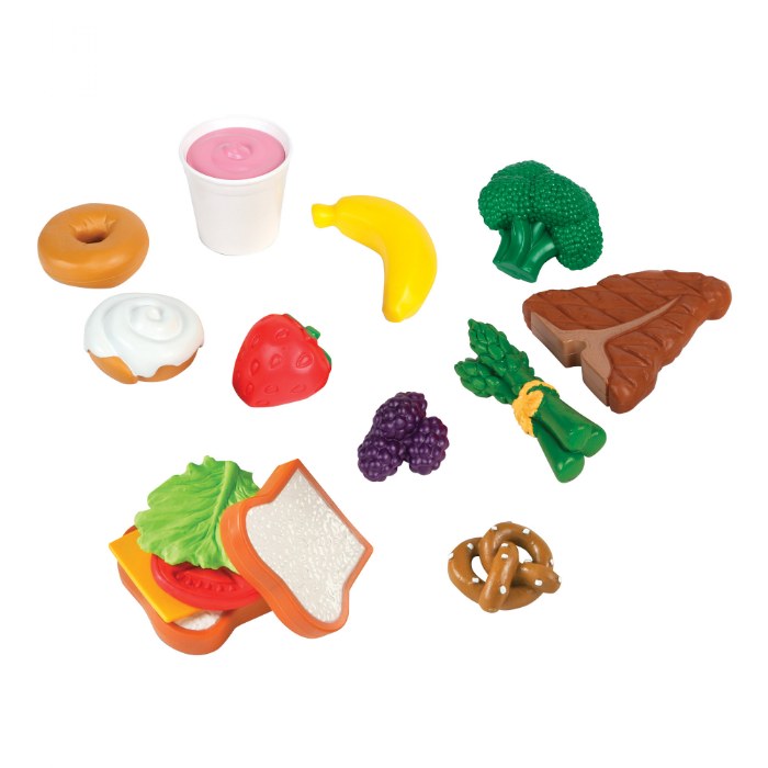 Alternate Image #1 of Complete Play Food Set - 50 Pieces
