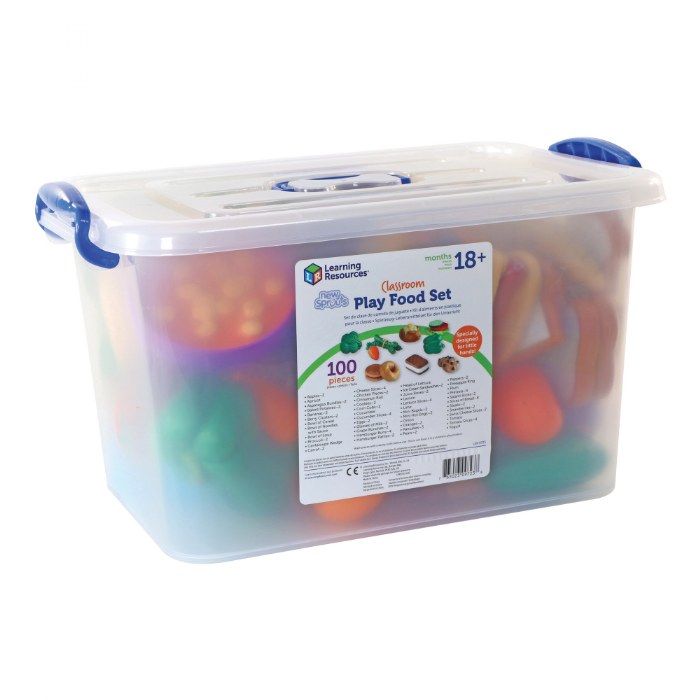 Alternate Image #1 of New Sprouts&reg; Classroom Play Food Set - 100 Pieces