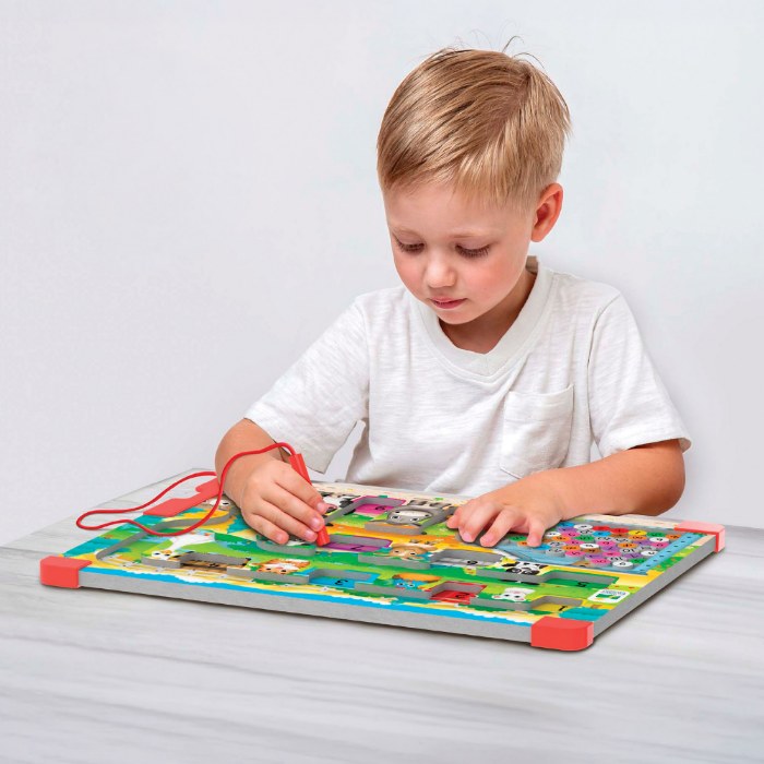 Alternate Image #1 of Hands-On Letters & Numbers Magnetic Puzzle Set